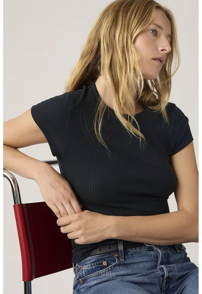 Tricou slim-fit Dry Goods, Negru