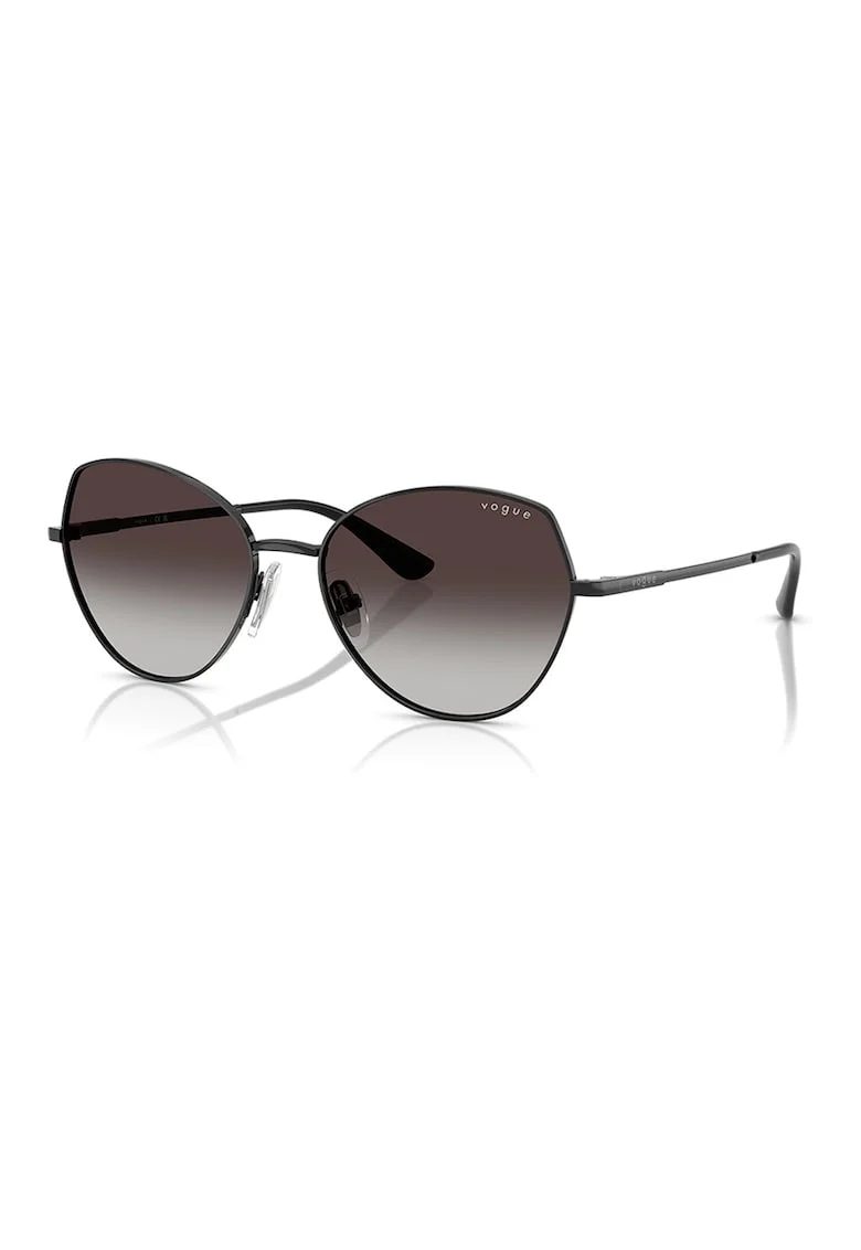 Ochelari de soare butterfly cu rama metalica, Negru
