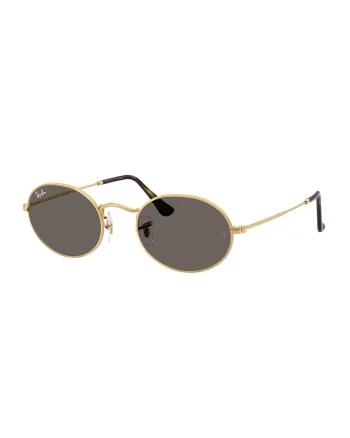 Ochelari de soare unisex ovali cu lentile uni