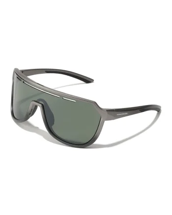 Ochelari de soare shield cu model unisex, Argintiu/Gri inchis