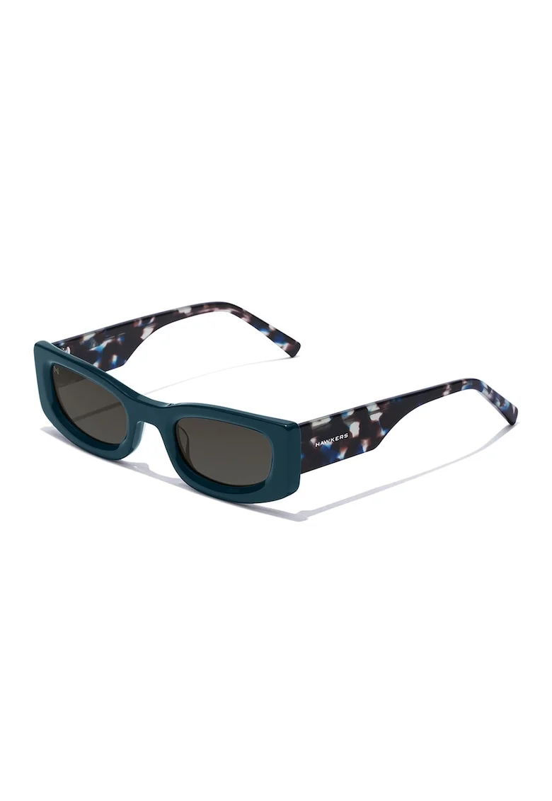 Ochelari de soare cu lentile ovale, Alb/Verde/Negru