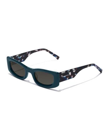 Ochelari de soare cu lentile ovale, Alb/Verde/Negru