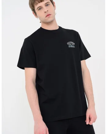 Tricou regular-fit din bumbac, Negru