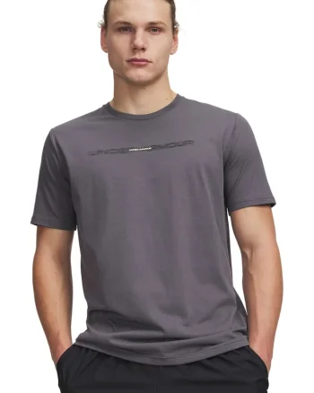 Tricou lejer Blur Wordmark, Negru/Gri inchis