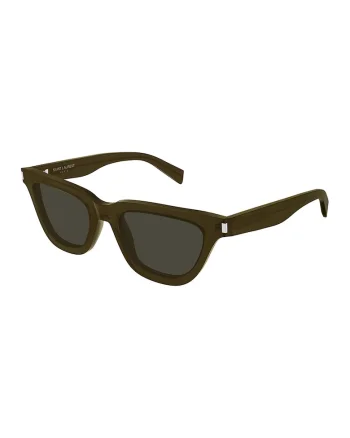Ochelari de soare cat-eye cu lentile uni, Maro pamantiu