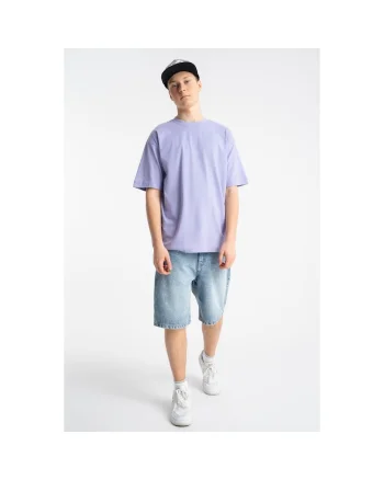 Tricou lejer cu maneci cazute si decolteu la baza gatului