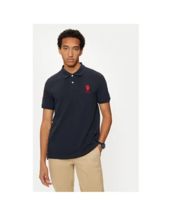 Tricou barbati,  304797415, Bumbac, Albastru, Albastru