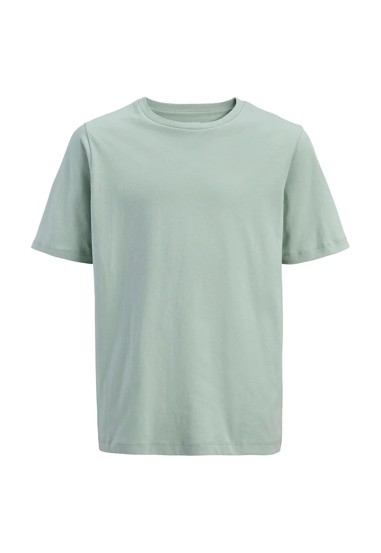 Tricou din bumbac cu imprimeu floral, Verde pal