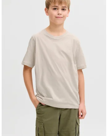 Tricou din bumbac cu imprimeu floral, Bej