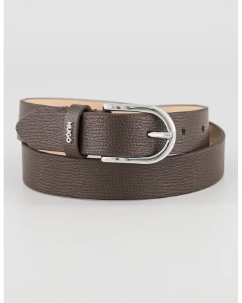 Curea de piele Zoey, Maro inchis