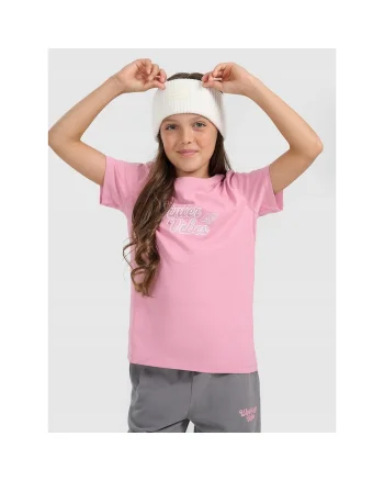 Tricou copii  roz, bumbac, Roz