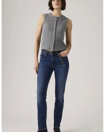 Blugi slim-fit, Albastru