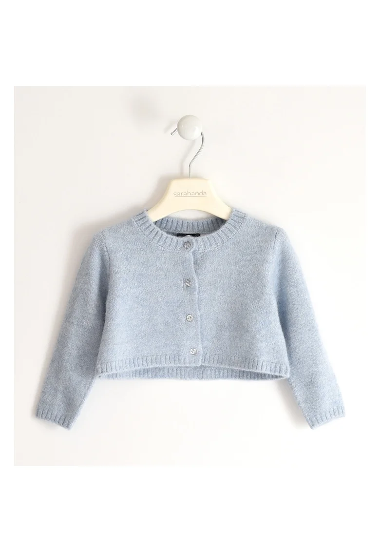 Cardigan pufos pentru fetite ,  0.5240, Albastru