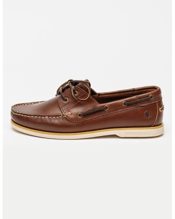 Pantofi loafer din piele Navigator, Maro