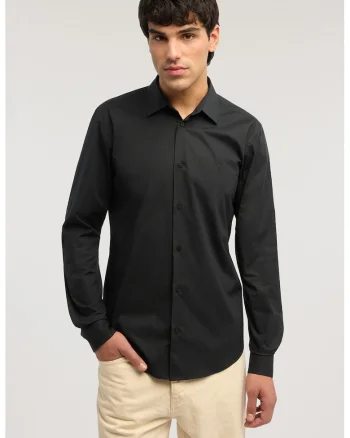 Camasa uni regular fit, Negru