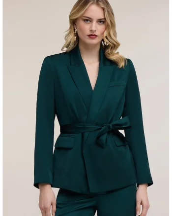 Sacou cu revere ascutite, Verde englez
