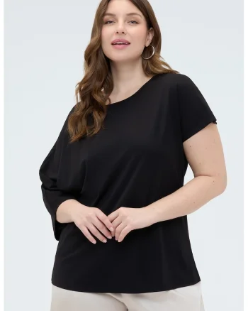 Bluza cu maneci asimetrice, Negru