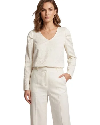 Bluza cu decolteu in V,