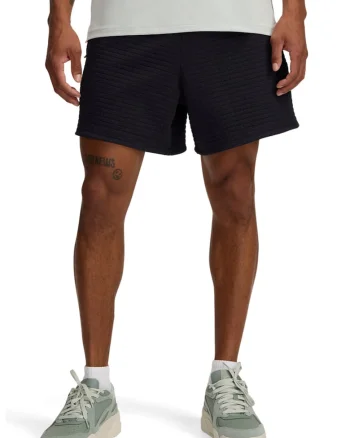 Pantaloni scurti texturati cu snur de ajustare, Negru