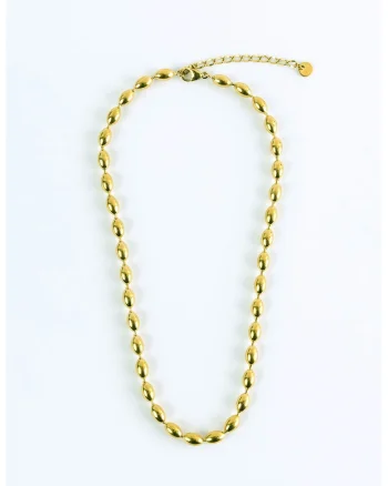 Colier placat cu aur de 18K, Auriu