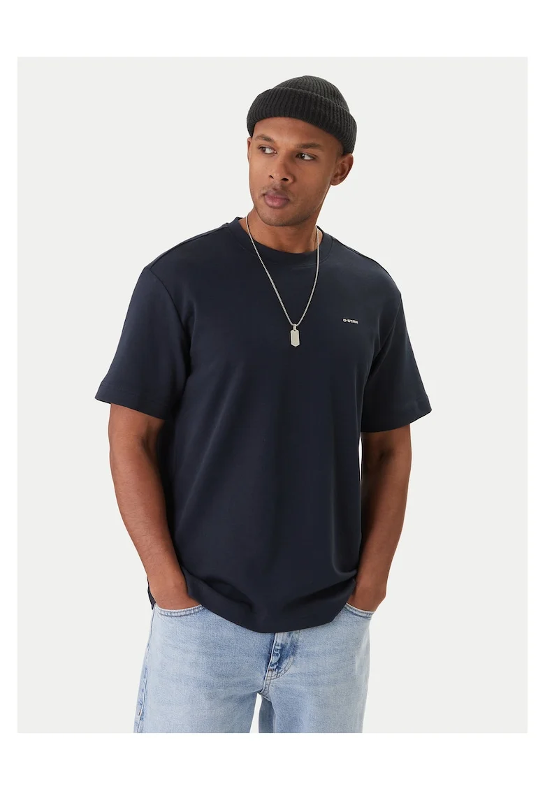 Tricou barbati,  bleumarin, sintetic