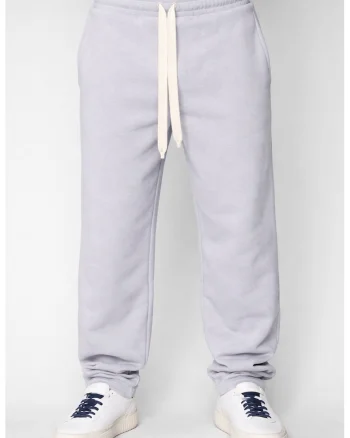 Pantaloni lung drept din 100% Bumbac Grey 20972, Gri