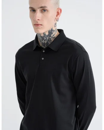 Bluza polo uni din bumbac