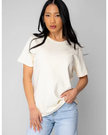 Tricou dama regular Light Yellow 20861, Galben deschis