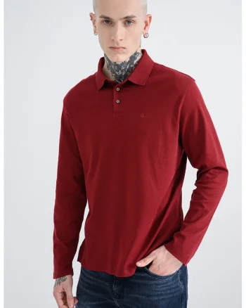 Bluza polo uni din bumbac