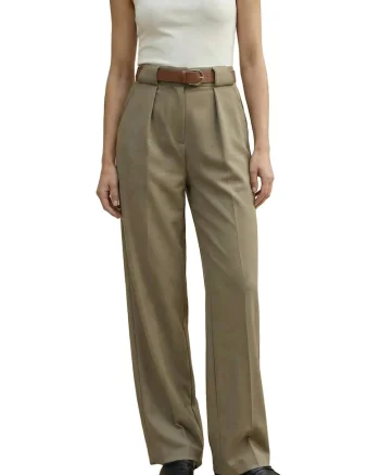 Pantaloni dama,  Kaki, Talie inalta