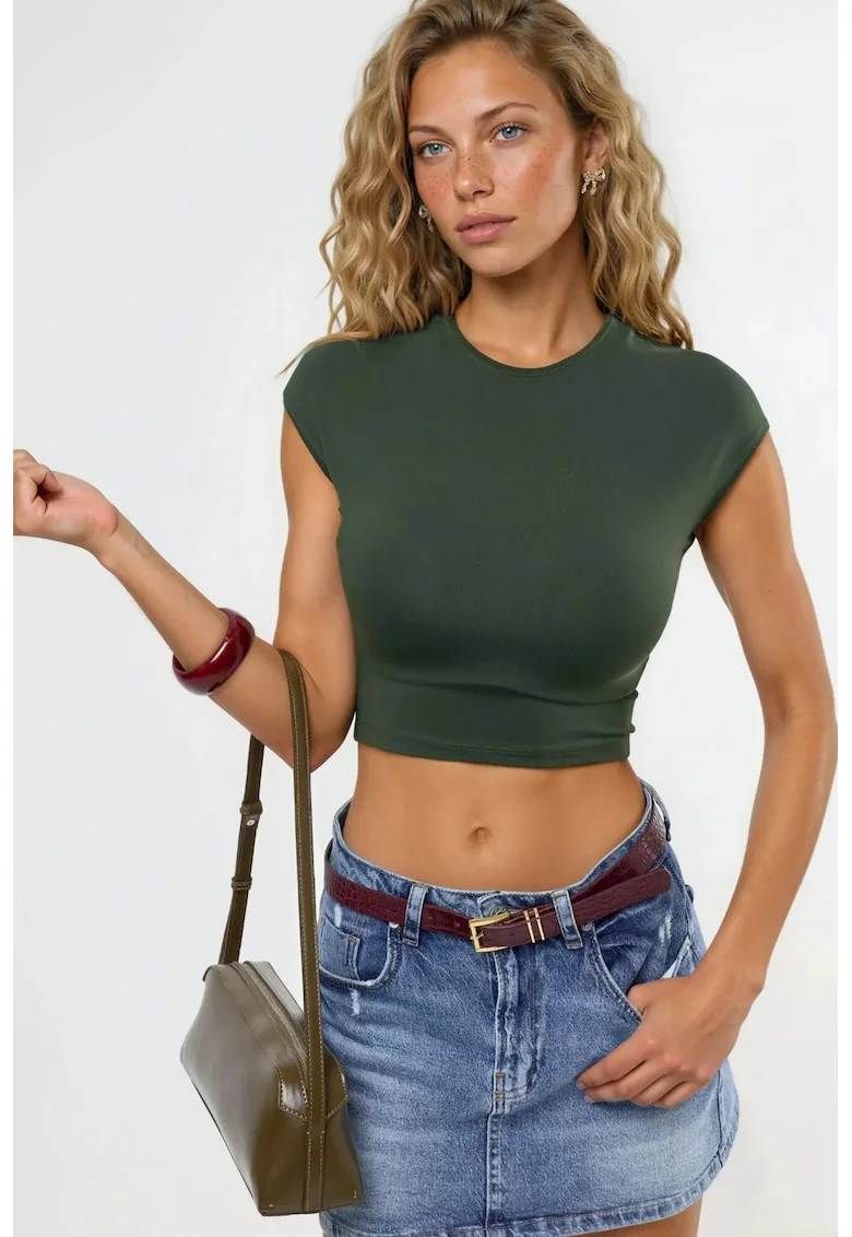 Tricou dama  kaki