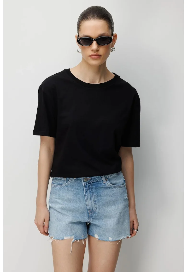 Tricou dama  negru, supradimensionat