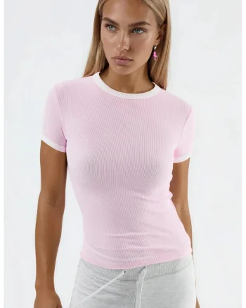 Tricou dama  roz