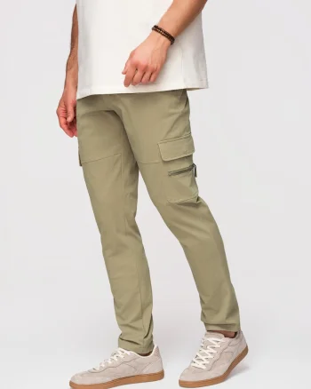 Pantaloni cargo  P1517, Kaki