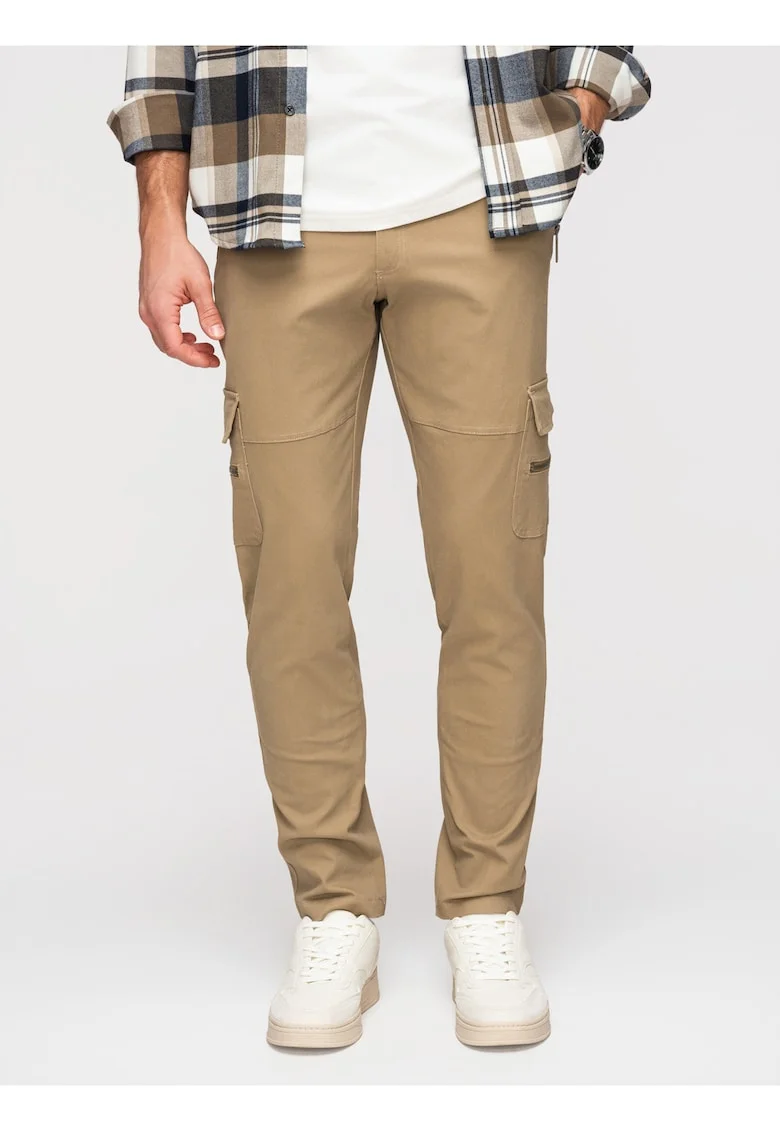 Pantaloni cargo  P1517, Bej