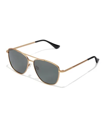 Ochelari de soare aviator unisex polarizati, Auriu/Negru