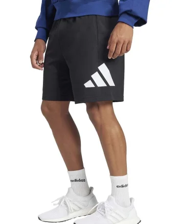 Bermude cu talie ajustabila, Negru stins/Alb optic