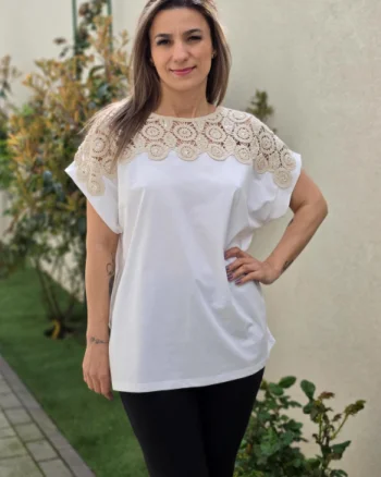 Bluza cu dantela Camelia