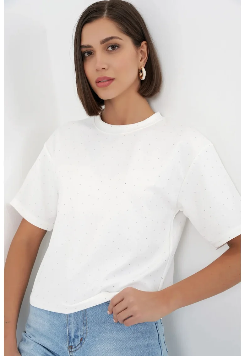 Tricou dama  alb
