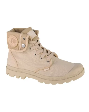 Tenisi hi-top cu varf cu pelicula de cauciuc Baggy, Bej