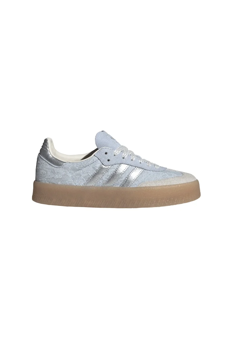 Pantofi sport flatform Sambae, Albastru prafuit/Argintiu