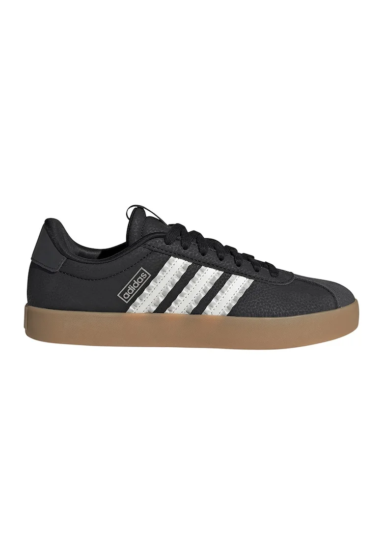Pantofi sport din piele VL Court 3.0, Alb/Negru