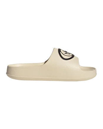 Papuci Adilette 00s cu imprimeu logo, Maro nisip