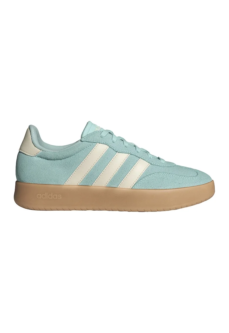 Pantofi sport Baredda din piele intoarsa cu insertii din material sintetic, Albastru aquamarin/Alb murdar