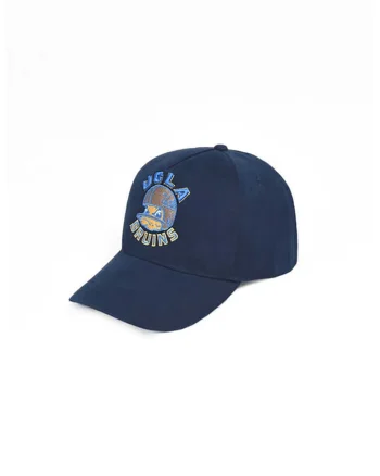 Sapca unisex cu broderie Anselmo, Bleumarin