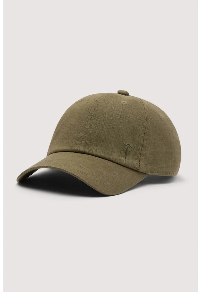 Sapca baseball din in, Verde masliniu