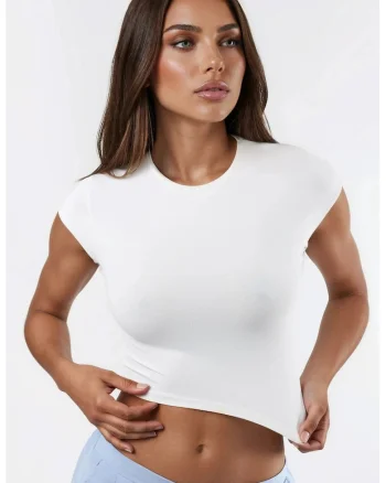 Tricou dama  albwqfwqd, Alb