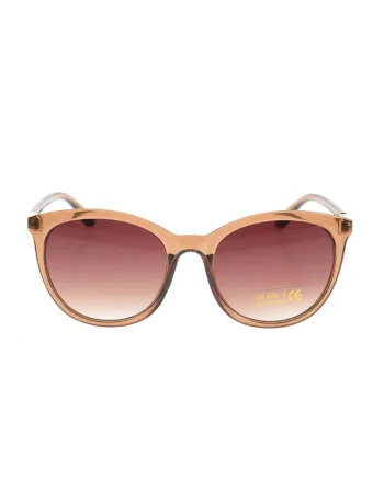 Ochelari de soare  rama transparenta maro, lentile degrade,
