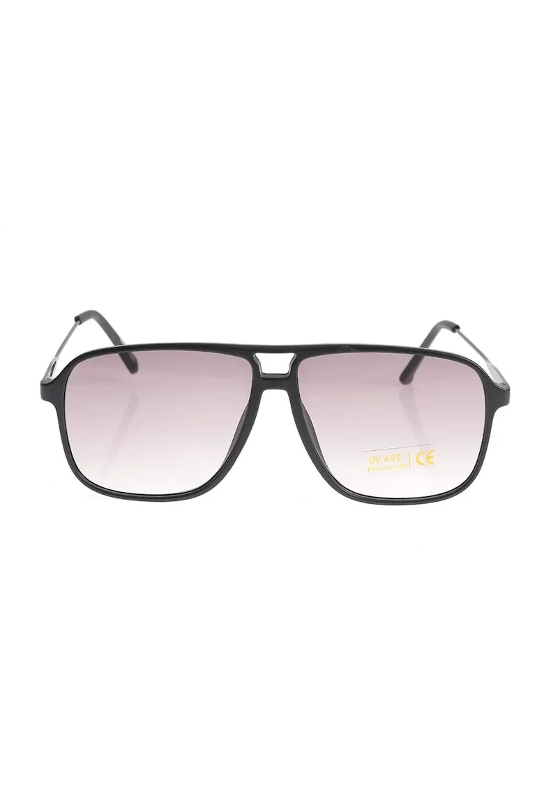Ochelari de soare  rama neagră, lentile degrade gri, dimensiune