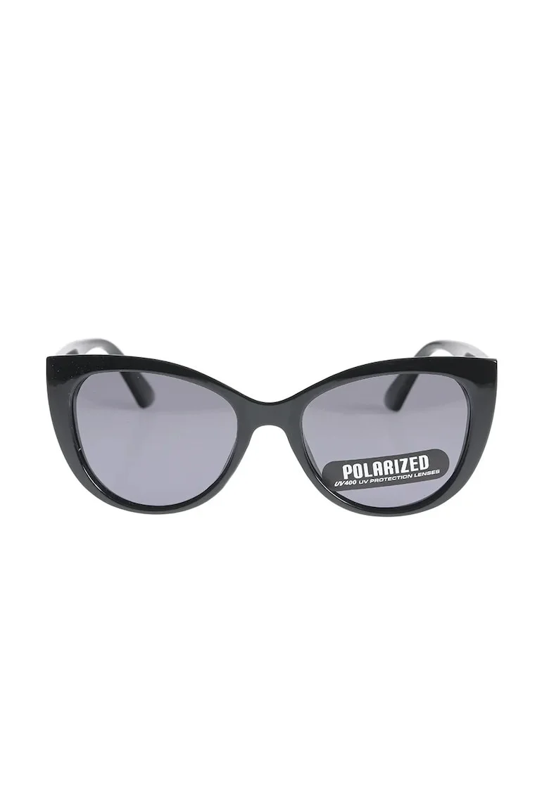 Ochelari de soare cat eye negri cu lentile polarizate UV400